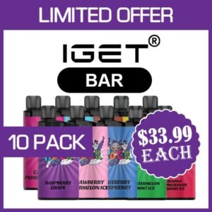 IGET BAR – 3500 PUFFS – 10 PACK