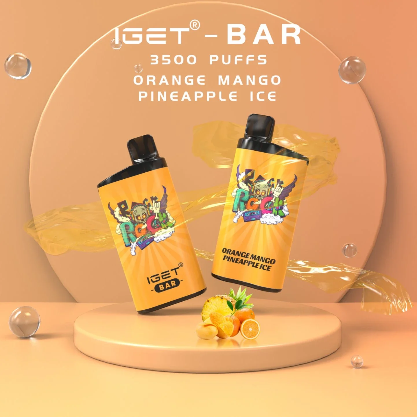 Orange Mango Pineapple Ice IGET Bar - Image 2